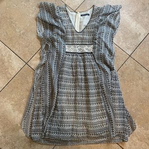 Black and White Butterfly Dress